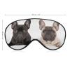 French Bulldog Eye Masks Sleeping Detachable Breathable Eye Cover Soft Block Light Sleep Mask for Women Men, Relaxing Pressure Night Blindfold view 2