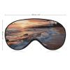 Beach Maui Hawaii Sunset Sea Waves Clouds Eye Masks Sleeping Detachable Breathable Eye Cover Soft Block Light Sleep Mask for Women Men, Relaxing Pressure Night Blindfold view 2