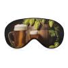 Beer and Hop Cones Eye Masks Sleeping Detachable Breathable Eye Cover Soft Block Light Sleep Mask for Women Men, Relaxing Pressure Night Blindfold view 1