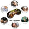 Beer and Hop Cones Eye Masks Sleeping Detachable Breathable Eye Cover Soft Block Light Sleep Mask for Women Men, Relaxing Pressure Night Blindfold view 4