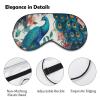 Beautiful Peacock Flowers Eye Masks Sleeping Detachable Breathable Eye Cover Soft Block Light Sleep Mask for Women Men, Relaxing Pressure Night Blindfold view 3