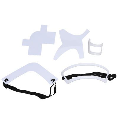 Beard Shaper ABS Styling Tool Hairline Neckline (White)