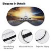 Backpack Airplane Eye Masks Sleeping Detachable Breathable Eye Cover Soft Block Light Sleep Mask for Women Men, Relaxing Pressure Night Blindfold view 3