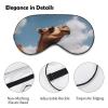 Camel Looking Up at The Sky Eye Masks Sleeping Detachable Breathable Eye Cover Soft Block Light Sleep Mask for Women Men, Relaxing Pressure Night Blindfold view 3