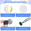 72 Pcs Sanding Paper Discs with Metal Nail Drill Bit, 25mm Foot File Replacement Sandpaper Disk Manicure Pedicure Tools for Dead Skin Foot Callus Remover or Polishing Craft (#80#150#240 Grit) view 4