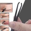 ASWRTYJO Stainless Steel Eyebrow Tweezer Oblique Pliers Pull Forceps Moustache Beauty Makeup Tools Hair Removal Clip view 3
