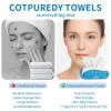 Cotpuredy Face Towels, Disposable Biodegradable Clean Facial Towelette for Sensitive Skin, Lint- free Face Cloths for Makeup Remover, Ultra Soft Dry Wipes, Skincare Women Cleansing 240 Count (3 Packs) view 4