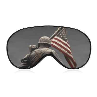 United States Marine Eye Masks Sleeping Detachable Breathable Eye Cover Soft Block Light Sleep Mask for Women Men, Relaxing Pressure Night Blindfold
