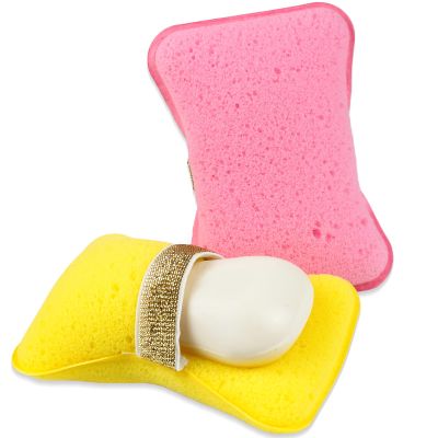 2-Pack Exfoliating Body Scrubbers Large Bath & Shower Exfoliator Tools for Smooth, Soft Skin, Assorted Colors, Daily Skincare Routine
