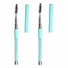 Hiiooweiyi 2 Pcs Eyelash Brush Lash Wand Makeup Tool Eyelash Extension Supplies Cleaning Brush Diamond Mascara Cosmetic Brushes - Sky Blue view 1