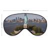 Statue of Liberty in NYC Eye Masks Sleeping Detachable Breathable Eye Cover Soft Block Light Sleep Mask for Women Men, Relaxing Pressure Night Blindfold view 2