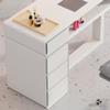 Wooden Nail Artist Manicure Table with Dust Collector  Salon Spa Workstation, Nail Tech Desk, Home Beauty Station for Makeup & Nail Care(Size:120 * 40 * 78 cm) view 2