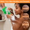 4PCS Exfoliating Body Scrubber - African Net Sponge Authentic with Knots Natural Fiber Exfoliating Washcloth for Shower view 3