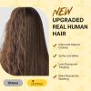 DOORES Tape in Weft Hair Extensions Human Hair 14" 100g Invisible PU Tape view 4