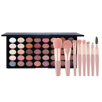 ASWRTYJO 40 Color Eye Shadow Palette Set with Makeup Brush
