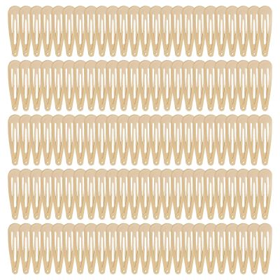 120pcs Taupe Metal Snap Hair Clips, 2 Inch Non-Slip Barrettes for Women Kids Teens, All-Day Hold Hair Accessories for Fine & Thick Hair (Taupe)