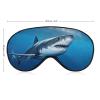 Ocean Sea Animal Shark Eye Masks Sleeping Detachable Breathable Eye Cover Soft Block Light Sleep Mask for Women Men, Relaxing Pressure Night Blindfold view 2