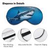 Ocean Sea Animal Shark Eye Masks Sleeping Detachable Breathable Eye Cover Soft Block Light Sleep Mask for Women Men, Relaxing Pressure Night Blindfold view 3