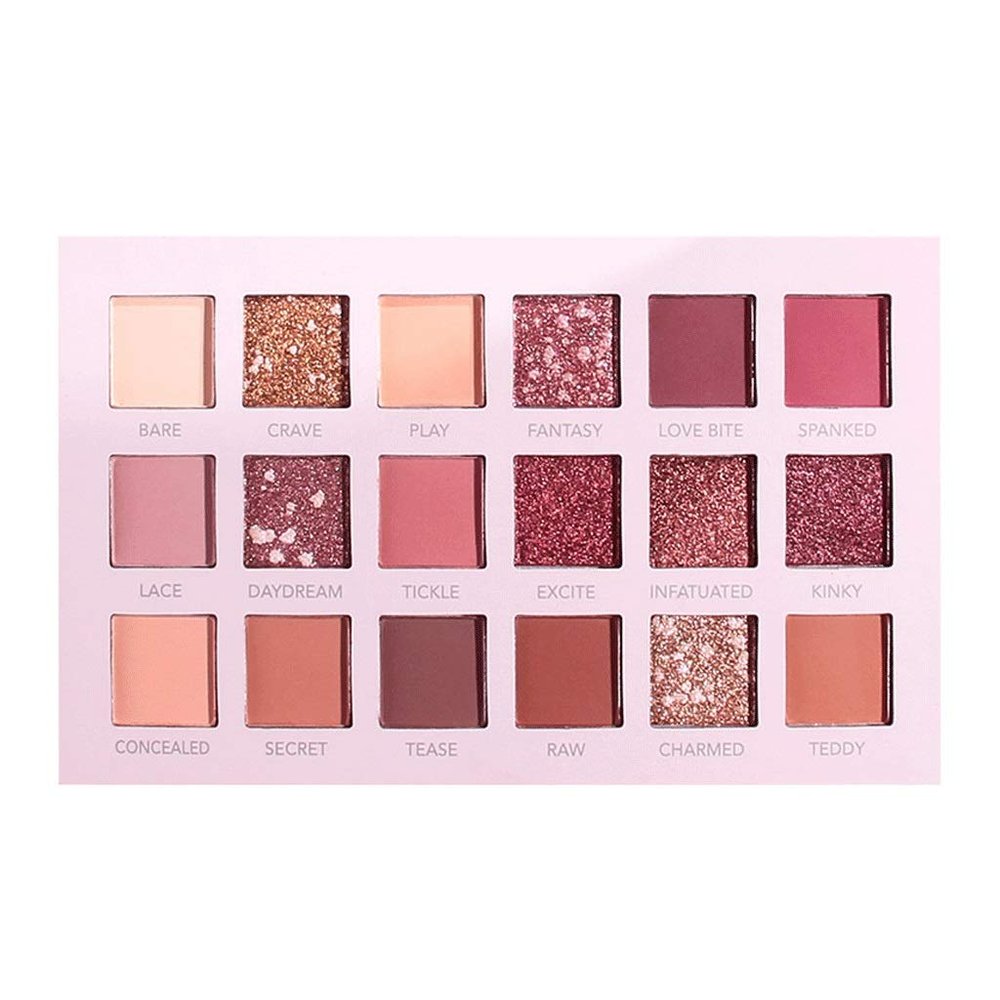 ASWRTYJO 18 Colors Matte Pearlescent Radiant Glitter Eyeshadow Palette Shimmer Pigment Eye Shadow Beauty Makeup