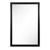 Rectangular Wall Mirror, 24 x 36 Inch Black PS Frame, Bathroom Vanity Mirror view 1