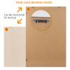 Rectangular Wall Mirror, 24 x 36 Inch Black PS Frame, Bathroom Vanity Mirror view 4