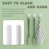 2-Pack Toe Cleaning Brush with Long Handle  Foot Scrubber & Exfoliating Anti-Itch Brush for Seniors, Pregnant Women, Men & Women (Grey) view 4