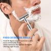 KAMPFE Double Edge Safety Razor Shaver Adopts CNC High-Precision Processing,Women and Mens razors for Shaving,30-degree Shaving Angled Head (mild+) view 4