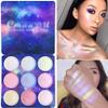 ASWRTYJO 9 Colors 1Pc Makeup Natural Glitter Eyeshadow Palette Shimmer Highlighter Face Repair Cosmetic view 3