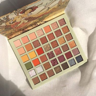 ASWRTYJO 42 Colors Oil Painting Eyeshadow Palette Matte Glitter Shimmer Eye Makeup Powder Cosmetic Shadow