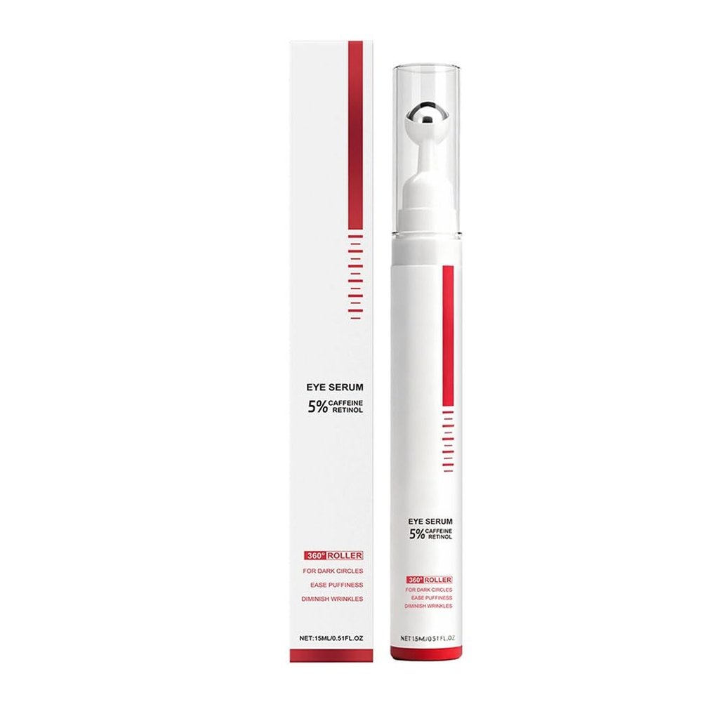 Eye Moisturizing Serum With Roller Applicator - Long-Lasting Hydration, Gentle For Eye Area(3pcs)