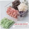 3 Pack Loofah Washcloth Set with Soap Pouch Exfoliating Bath Sponge with Drawstring for Deepth Cleansing and Smooth Skin (6 Colors) view 3