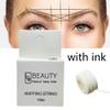 BOLUOYIN Pre-Inked Brow Mapping String for Microblading Eyebrow Marker Thread Tattoo PMU Microblading string Measuring Tool for Marking Symmetrical Eyebrows (white Pre-Inked (1 Pack)) view 2