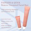 Facial Hair Removal Cream Kit for Women Face, Painless Soothing Hydrating Facial Depilatory Cream, 4 Min Flawless Upper Lip, Chin Fine Hair Remover, Sensitive Skin Hair Removal At Home view 2