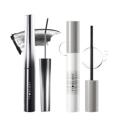 JUDYDOLL Eyelash Beauty Pair- Gentle Remover for Waterproof Eye Makeup |#01 Black slim Mascara3g+ Gentle Remover