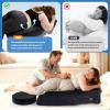 KONOVOLY Pregnancy Pillows for Sleeping Massage, Full Body Pregnancy Cushion & Headrest After Breast Surgery & Lower Back Pain (Black) view 2