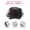 Ferrets Shower Cap for Women Reusable Waterproof Shower Bonnet Double Layer Large Bath Cap Washable Elastic Band Bath Hair Hat for Long Hair, Braids, Men view 4