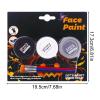 Halloween Face Makeup - Washable Skin Makeup, 3 Colors Water-Soluble Body and Face Paint, Safe Cosmetic Kit, Smooth Blendable Formula, Easy to Apply, Creative Costume Looks for Kids Adults view 2