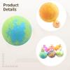 NinthAvenue Basics Large Bath Salt Balls 6 Pcs, Resin Animal Toys, Fizz and Jewelry Bombs, Earth Or Planet Shaped, Fun Bubble Bath, Moisturizing Relaxing view 3