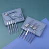 16-in-1 Professional Manicure & Pedicure Set for Men & Women  Stainless Steel Nail Care Kit with Toenail Clippers, Grooming Tools & Travel Case (Blue) view 3