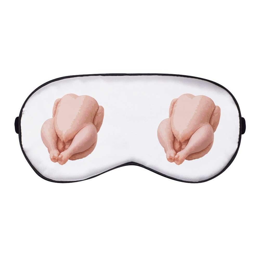 Azeeda 'Whole Raw Chicken' Sleep/Travel Eye Mask (EY00033536)