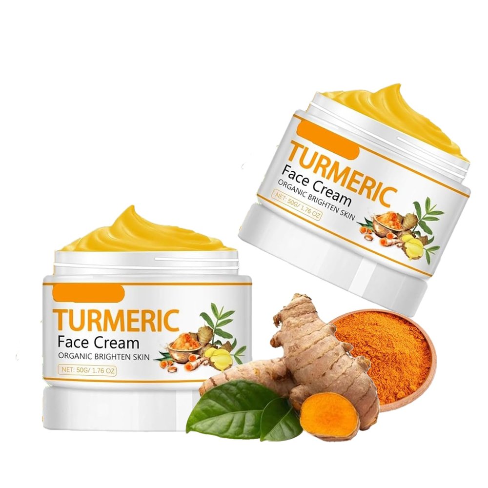 Turmeric Face Cream  Natural Turmeric Moisturizer Cream For Dark Spots Remover,Evens Skin Tone, Face Cream Smoothes Fine Lines, Daily Moisturizer For Face And Body