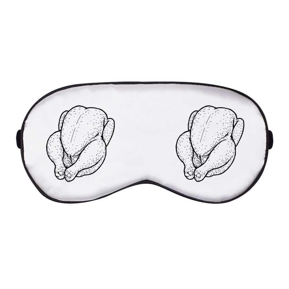 Azeeda 'Whole Raw Chicken' Sleep/Travel Eye Mask (EY00033535)