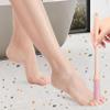 2Pcs Foot Scrub Brush Long Handled Soft Rubber Toe Scrubber Exfoliating Foot Scrubber ideal for Shower - Seniors Men Women view 3