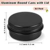 Cptoion Lip Balm Tin Containers 64 Pack 0.5 Oz Matte Black view 2