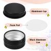 Cptoion Lip Balm Tin Containers 64 Pack 0.5 Oz Matte Black view 3