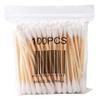 Bamboo Cotton Swabs 100 Count | Double Tipped Sticks | 100% Eco-Friendly & Natural | Perfect for Makeup & Nail Applications, Arts & Crafts, Removing Dust & Dirt (100 Count,Pack of 1) view 2