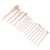 15Pcs Makeup Brush Kit, Synthetic Eyeshadow Makeup Brush Set, Soft and Dense Artificial Brushes for Powder Concealers, Complete Makeup Brush Kit with Ergonomic view 3