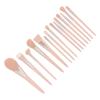15Pcs Makeup Brush Kit, Synthetic Eyeshadow Makeup Brush Set, Soft and Dense Artificial Brushes for Powder Concealers, Complete Makeup Brush Kit with Ergonomic view 4