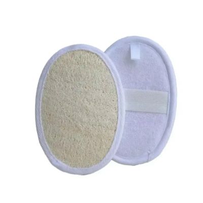 8pcs Natural Loofah Bath Brush Soft Body Scrub Exfoliating Scrub Shower Loofah Sponge Exfoliator Massager Deep Cleaning Bathing Tools(2pcs Loofah)