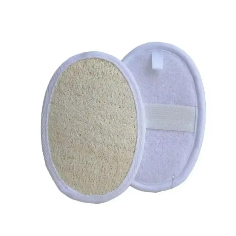 8pcs Natural Loofah Bath Brush Soft Body Scrub Exfoliating Scrub Shower Loofah Sponge Exfoliator Massager Deep Cleaning Bathing Tools(2pcs Loofah)